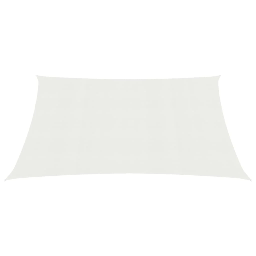 Vela ombreggiante/ombrellone HDPE 160 g/m² 2,5 x 3 m bianco 02_0008999