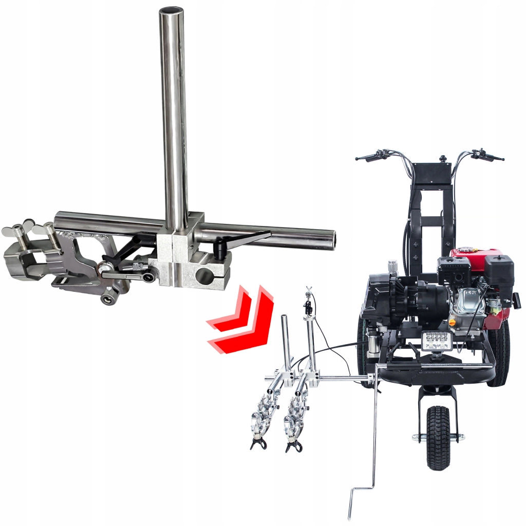 Impugnatura Pistola a Spruzzo Zenthril V2 – Acciaio Inox, Regolabile | Compatibile con Modelli 6.5P/7P/9P
