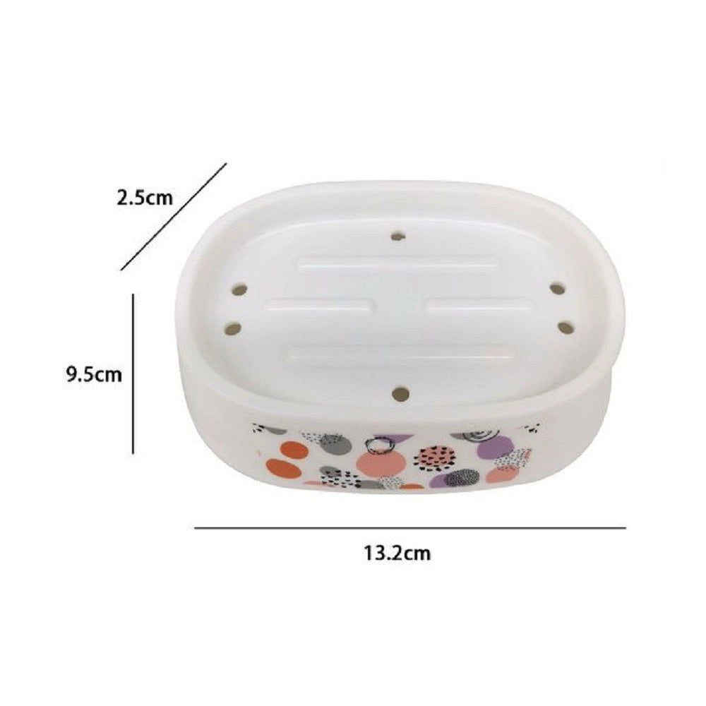 Trade Shop - Piattino Porta Sapone Saponetta Accessorio Arredo Bagno Con Sfere Astratte 87084 -