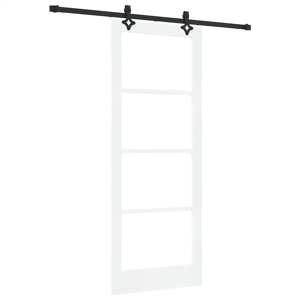 Porta scorrevole ORKDAL Bianco e Nero 83 x 211 cm 3332168