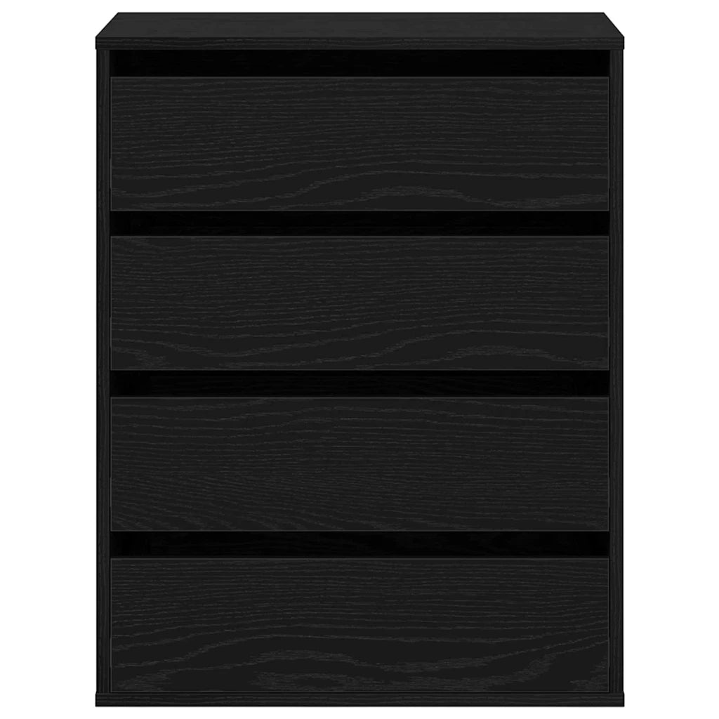 Mobile con Cassetti Nero 60 x 41 x 76 cm Legno multistrato 868922