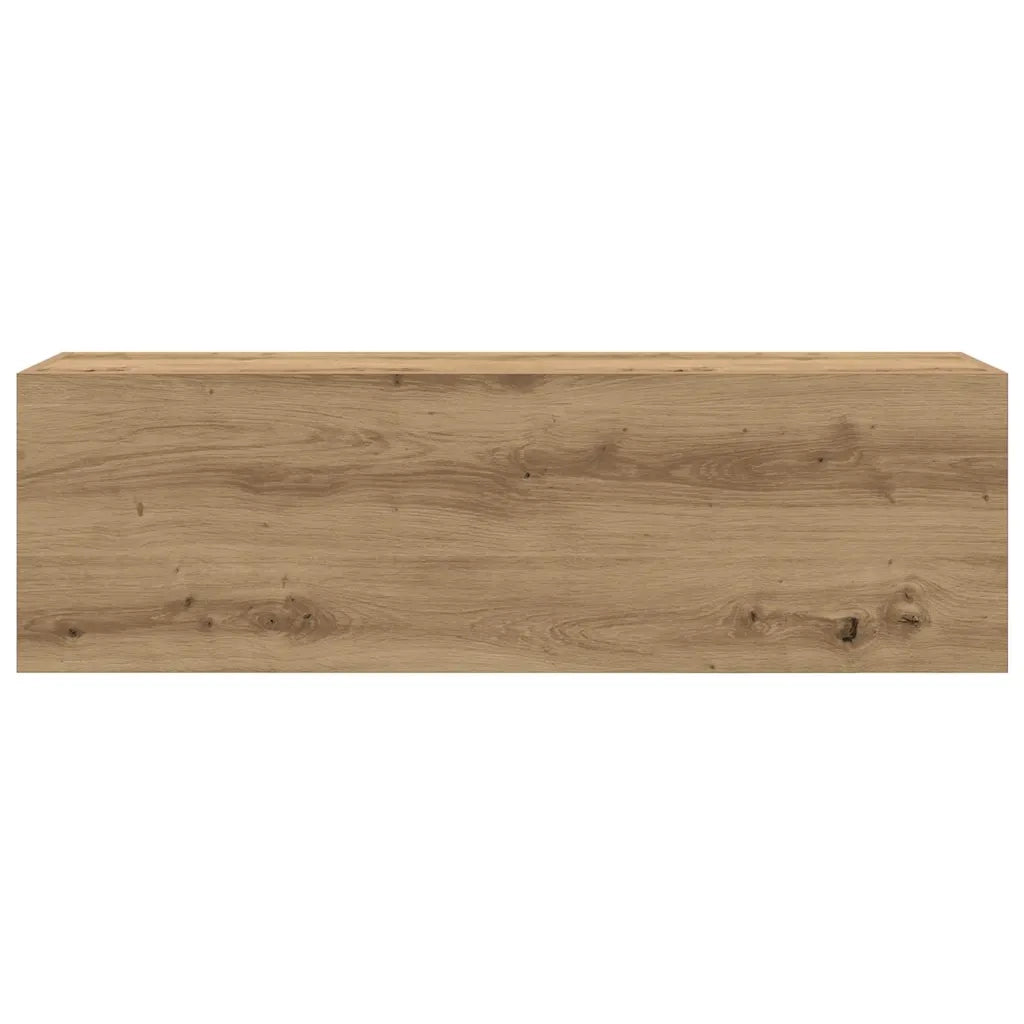 Mobiletto da Bagno Rovere Artigianale 100x25x30 cm Truciolato 860102