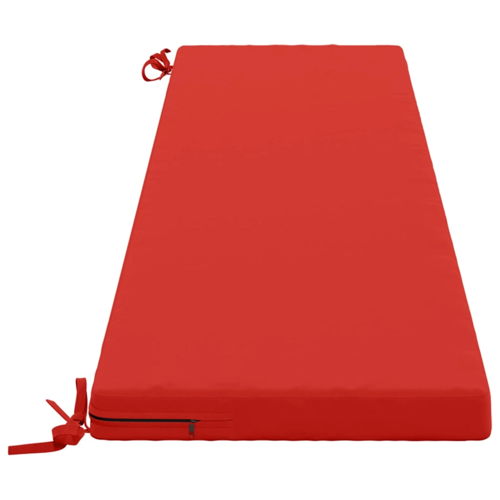 Cuscini per Panchina a 2 Pezzi SOEST 2 pz 100% Poliestere Rosso 949189