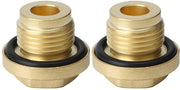 Set di Chiavi di Scarico da 2 - Ottone - Robusto e Duraturo - Impermeabile - Adatto per 2 Td5/V8 - Incluso O-ring - Chiavi di Scarico