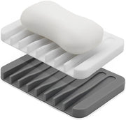 Dispensatore di Sapone con Disegno Antiscivolo - Dispensatore di Sapone con Fissaggio per Drenaggio - Resiste al Lavastoviglie - Adatto per Bagno/Doccia/Cucina - Sanitario e Pratico - Dispensatore di Sapone