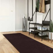 Runner Tappeto MARSA Antracite 80 x 350 cm Poliestere e PVC 42023171