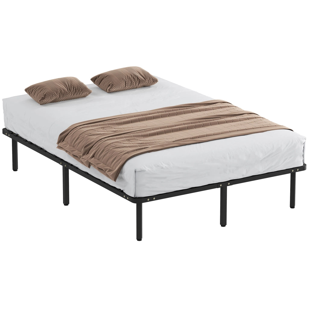 Letto contenitore 140x190 ¨C zephmum ¨C nero, metallo, 140x190