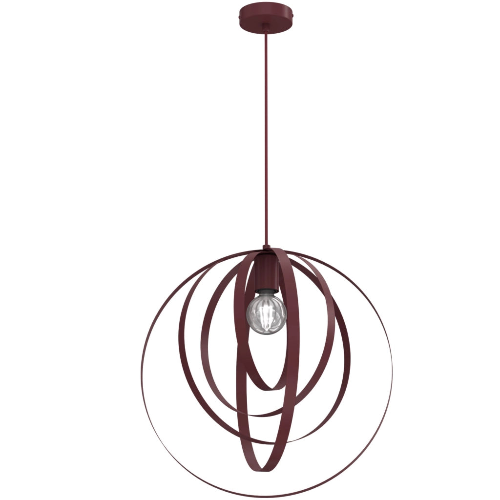 Lampada a sospensione Ringo 1xE27 bordeaux Luminex