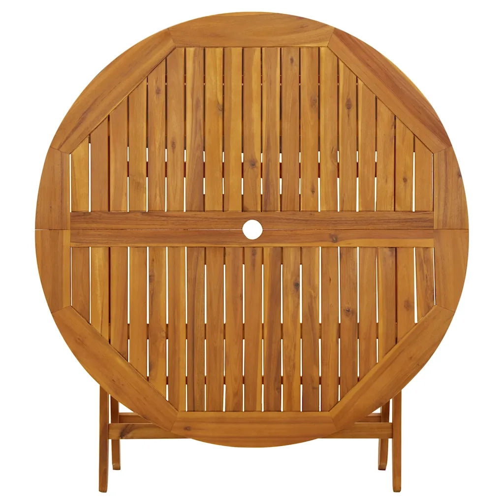 Set da Pranzo per Giardino 5 pz in Legno Massello di Acacia 3203353