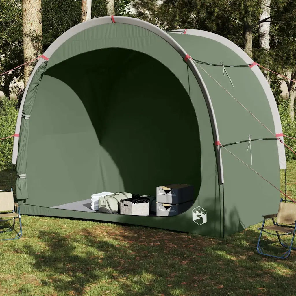 Tenda Portaoggetti-Tenda deposito da esterno Verde Impermeabile 828255
