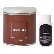 Smalto1968 base acqua vgr piastrelle ceramiche supporti difficili l 0.5 *** colore- terra, confezione 1