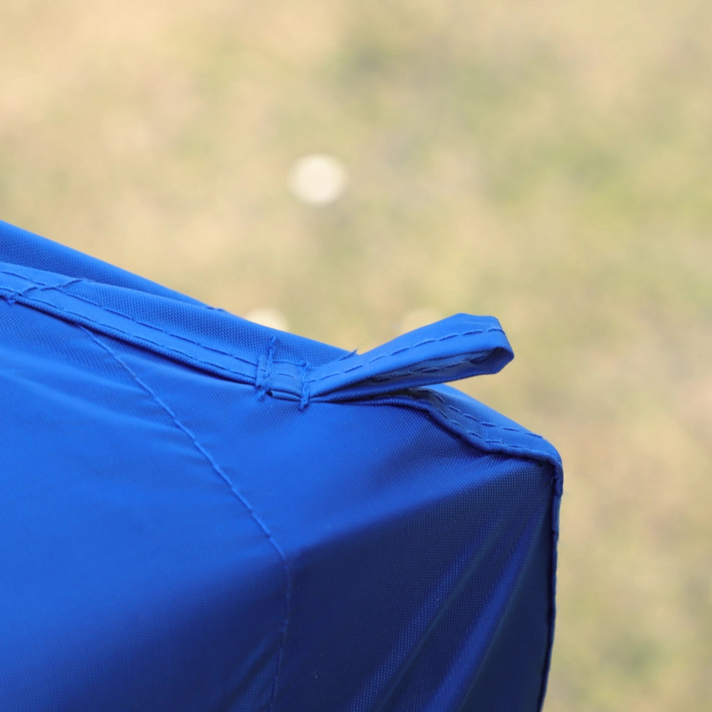 Gazebo Pieghevole 3x3m ¨C MINIMAL ¨C Acciaio, Blu, Impermeabile