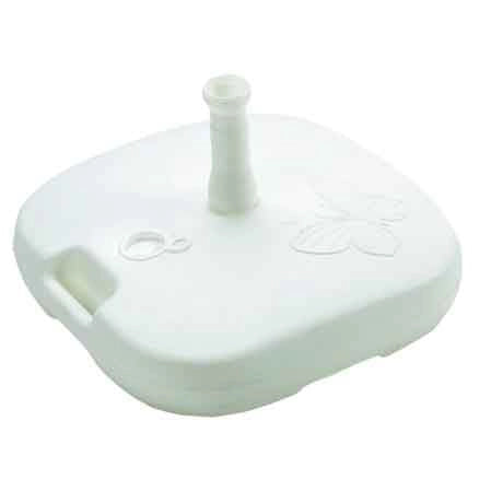 BASE PER OMBRELLONE cm 44x44x12h - Col. Bianco - PRO GARDEN