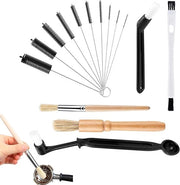 Set di Spazzole per Macchina da Caffè Premium - 15 pezzi - Spazzola Barista - Pulizia Caffè - Accessori Caffè
