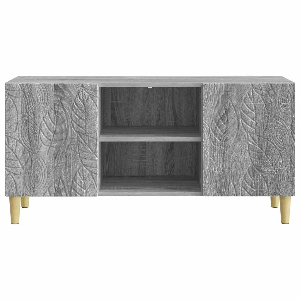 Mobile TV 102 x 34,5 x 50 cm Sonoma grigio Legno ingegnerizzato