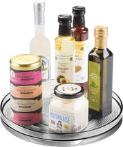 Kruidenrek Rotante - Stile Kruidenrek per Paprika, Cucina e Cibi Sott'olio - Rettangolare Supporto Cucina per Dresser e Cucina - Grigio chiaro