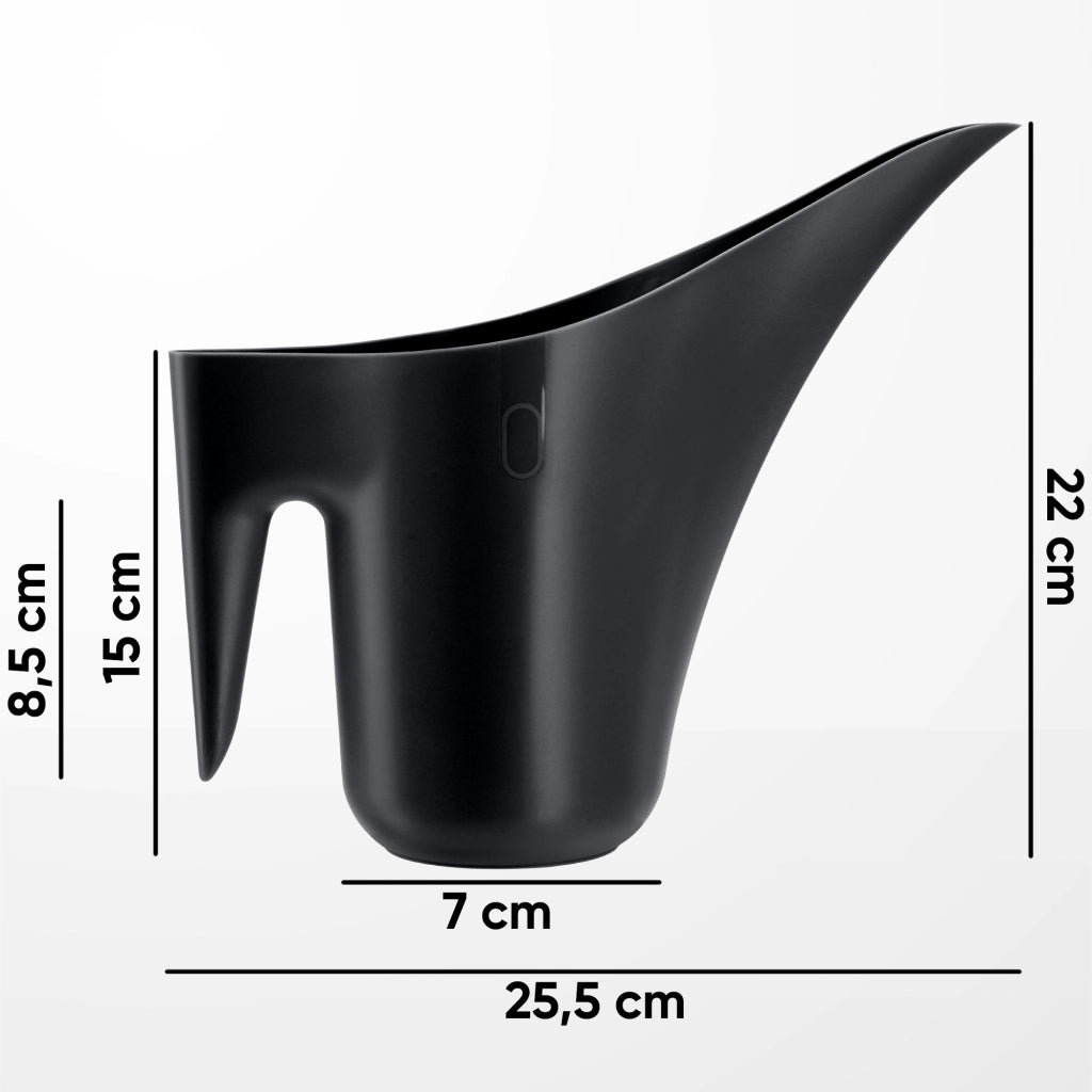 Annaffiatoio KADAX per giardino domestico, ideale per innaffiare fiori e piante, piccolo, in plastica, 1,2 litri.