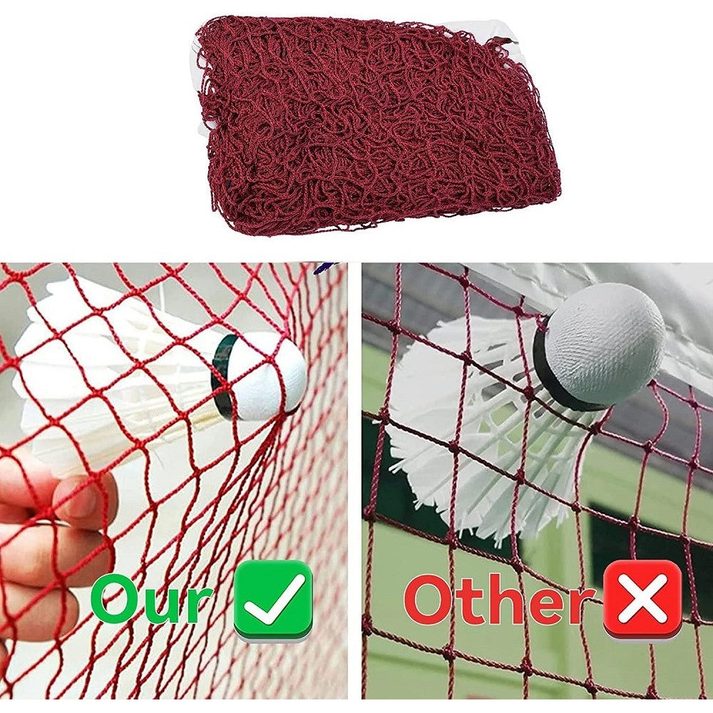 Trade Shop - Rete Da Badminton Portatile Regolabile 610x76cm Pieghevole Per Interni Esterni -