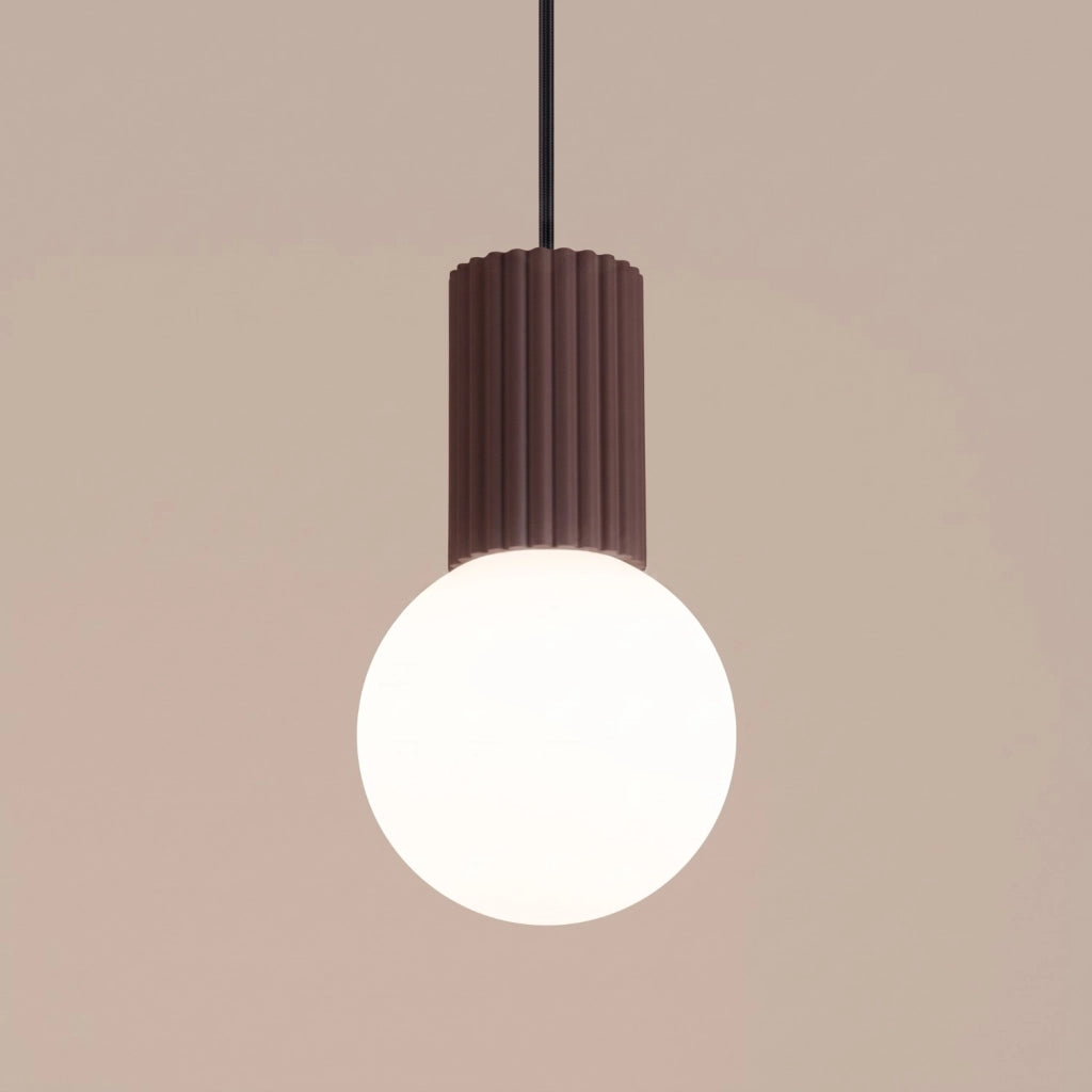 Lampada a sospensione HALO 1 marrone