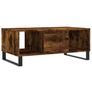 Tavolino da salotto | Tavolino da caff¨¨ | Tavolino da Soggiorno Rovere Fumo 90x50x36,5 cm Legno Multistrato