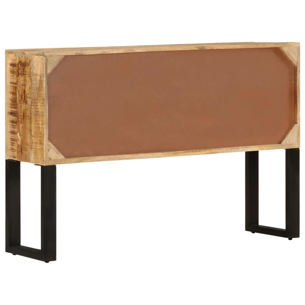 Credenza 110x30x74 cm in Legno di Mango Grezzo 328275