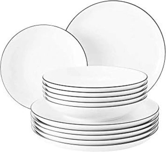 Set da tavola per 6 persone - Set di piatti per 6 persone - Inserviente per 6 persone