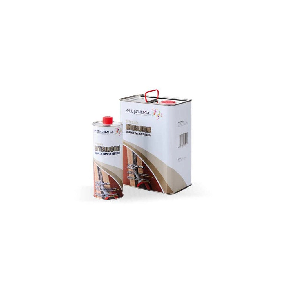 Multichimica 1lt solvente antisilicone asporta cere e siliconi idoneo all'uso in carrozzeria