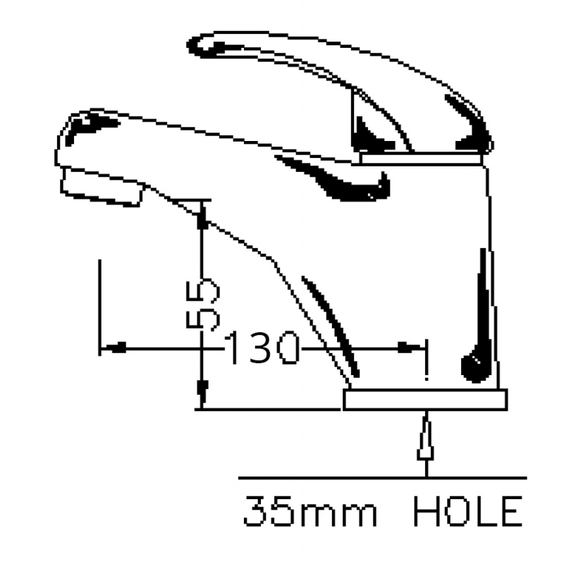 RUBINETTO MISCELATORE LAVABO