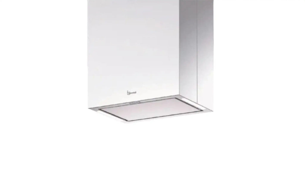 CAPPA GINZA ISOLA cm 90x40 - Bianca - 900 m3/h