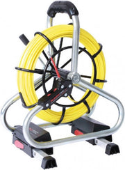 Set di installazione per cavi in fibra ottica Ø 4,5mm RTG6 60m con bobina.