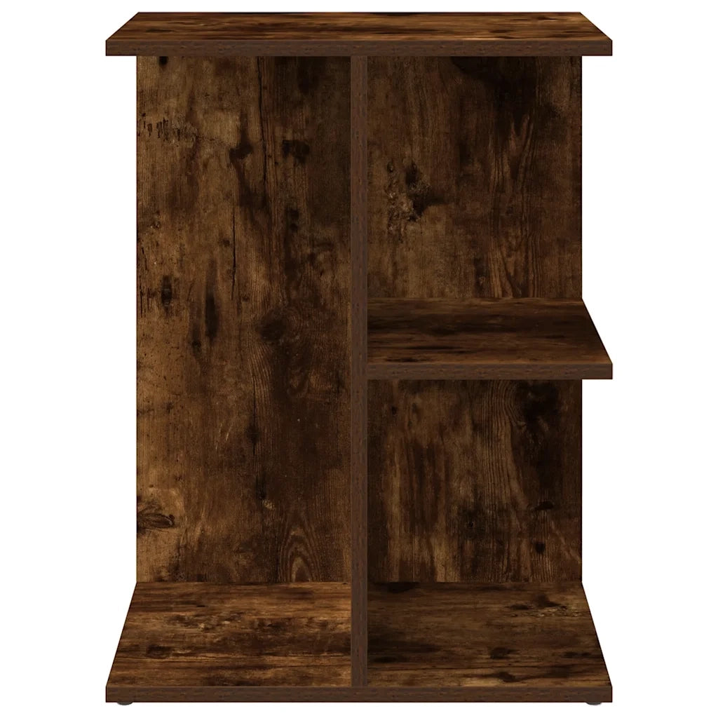 Comodini 2 pz-Set di 2 Tavolino da notte Rovere Fumo 46,5x29x61 cm in Legno Multistrato