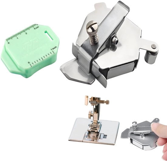 Accessori per macchina da cucire magnetica - Acciaio inossidabile - Plastica - Colore verde/argento - Precisa per cucire - Documentazione per la cucitura