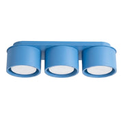 Plafoniera MODO 3 azzurro Gx53