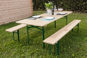Set birreria Ursus abete lamellare 220x80x75h impilabile