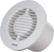 Ventilatore per la stanza da bagno in bianco, silenzioso, aspirante, diametro 100mm - ventilatore per la stanza da bagno - ventilatore per la parete, ventilatore per la toilette, garage, cucina