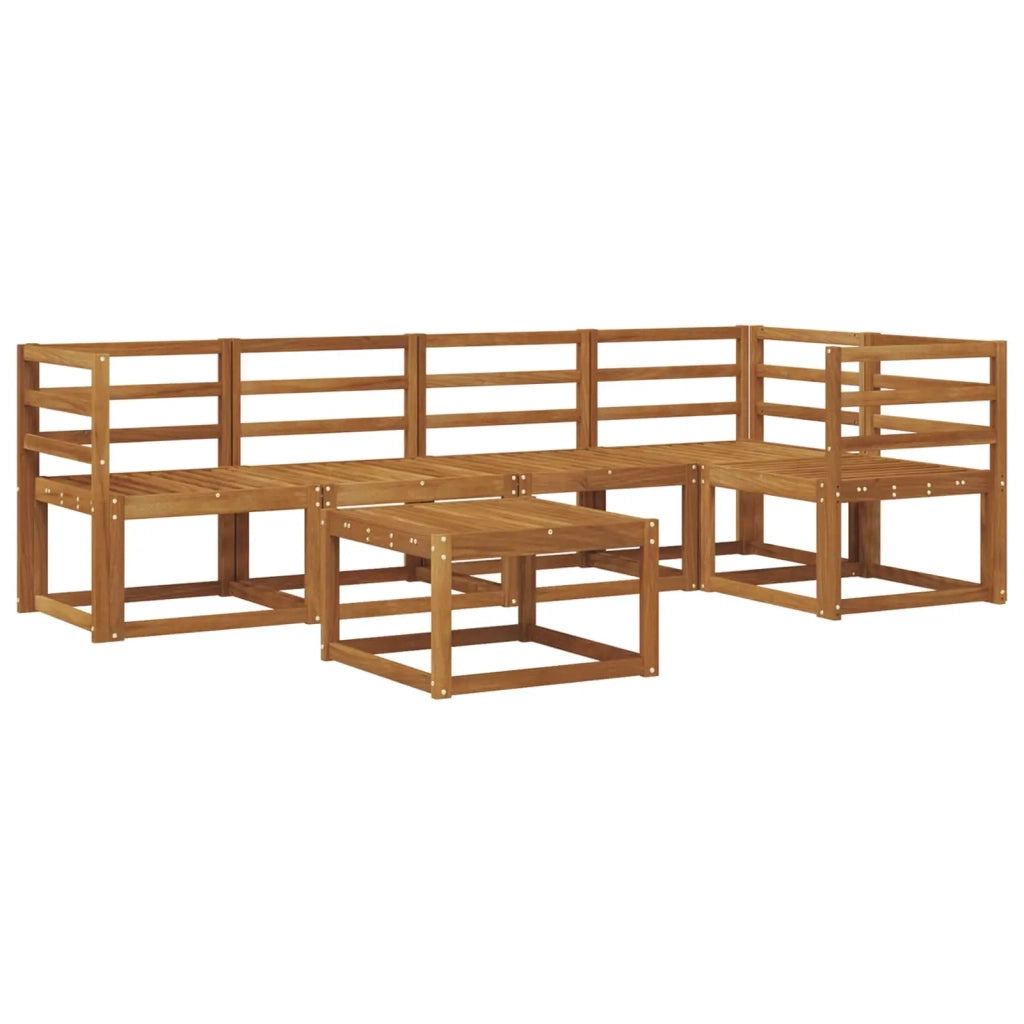 Set di divani da esterno 6 pcs Naturale