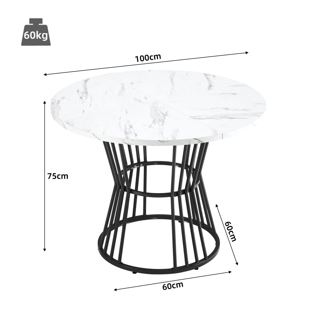 Set tavolo e sedie 100x100 cm; 5 pezzi; design moderno; MDF; multicolore