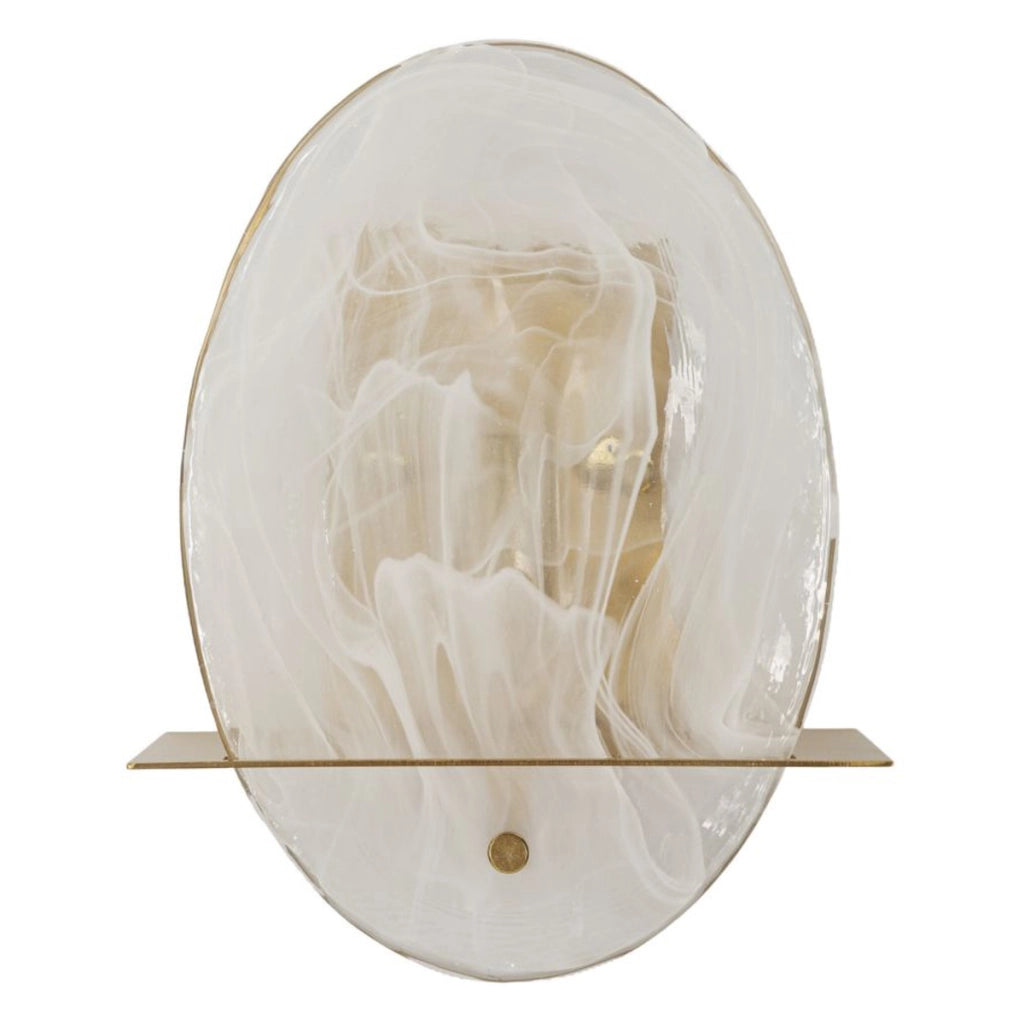 Lampada a Parete VKH63, Oro, Metallo, 20x11x25 cm