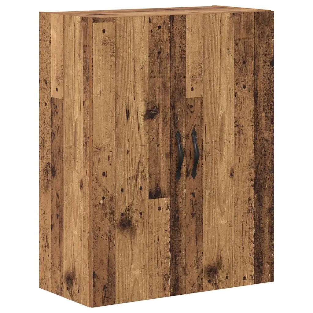 Credenza 2 pz | Madia | Buffet da pranzo | Armadio da pranzo Legno vecchio Legno ingegnerizzato e vetro
