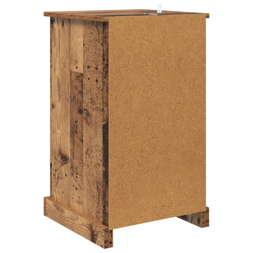Armadio da Notte con cassetto Legno vecchio 39 x 39 x 67,5 cm
