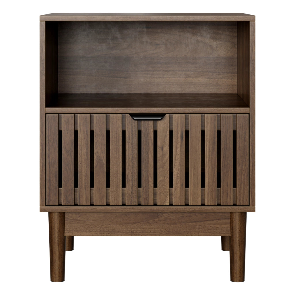 Comodino con Cassetto ¨C MINIMAL ¨C Noce, 45x39x56,5 cm