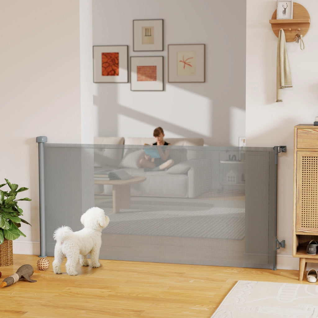 Barriera Retrattile per Cani ¨C zephmum ¨C Grigio 180 cm
