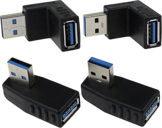 Adattatore USB 3.0 a 90 gradi da maschio a femmina - Velocità superiore - Accessori per computer - Hub USB.