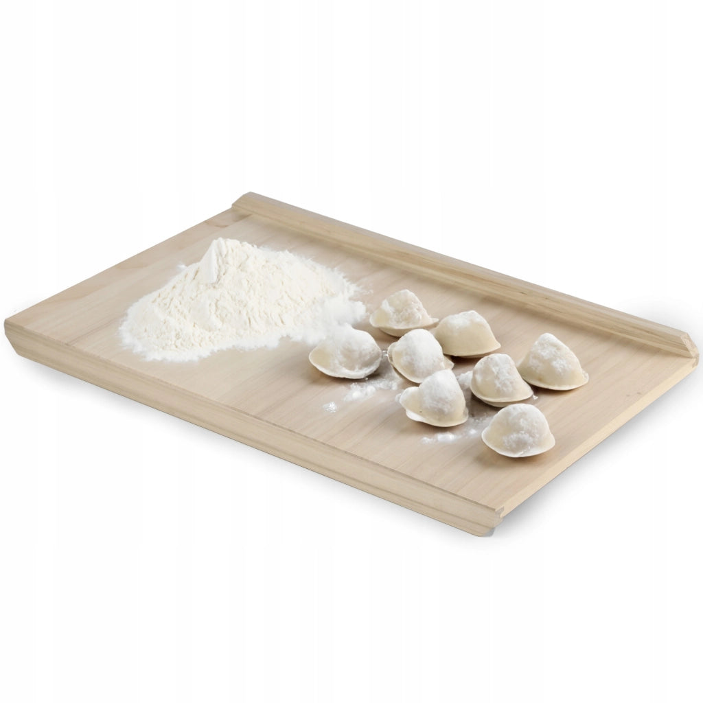 Tagliere da pasticceria grande in legno KADAX 60x40cm XXL monofacciale in legno massello da cucina