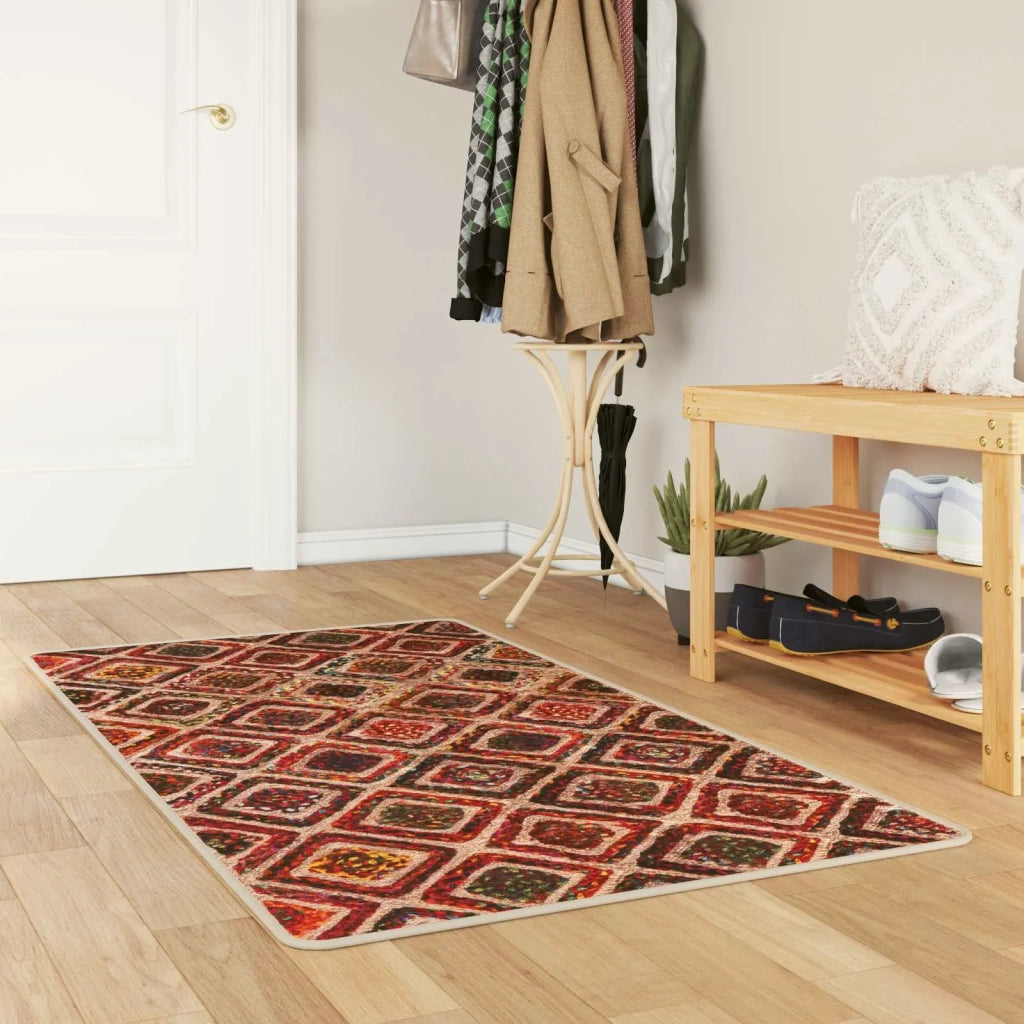 Runner Tappeto MARSA Multicolore 80 x 100 cm Poliestere e PVC 42023264