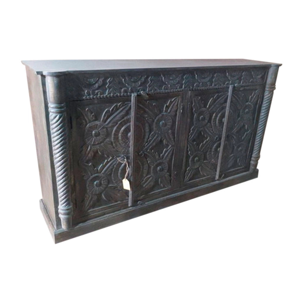 Credenza in legno marrone 180x44x100h