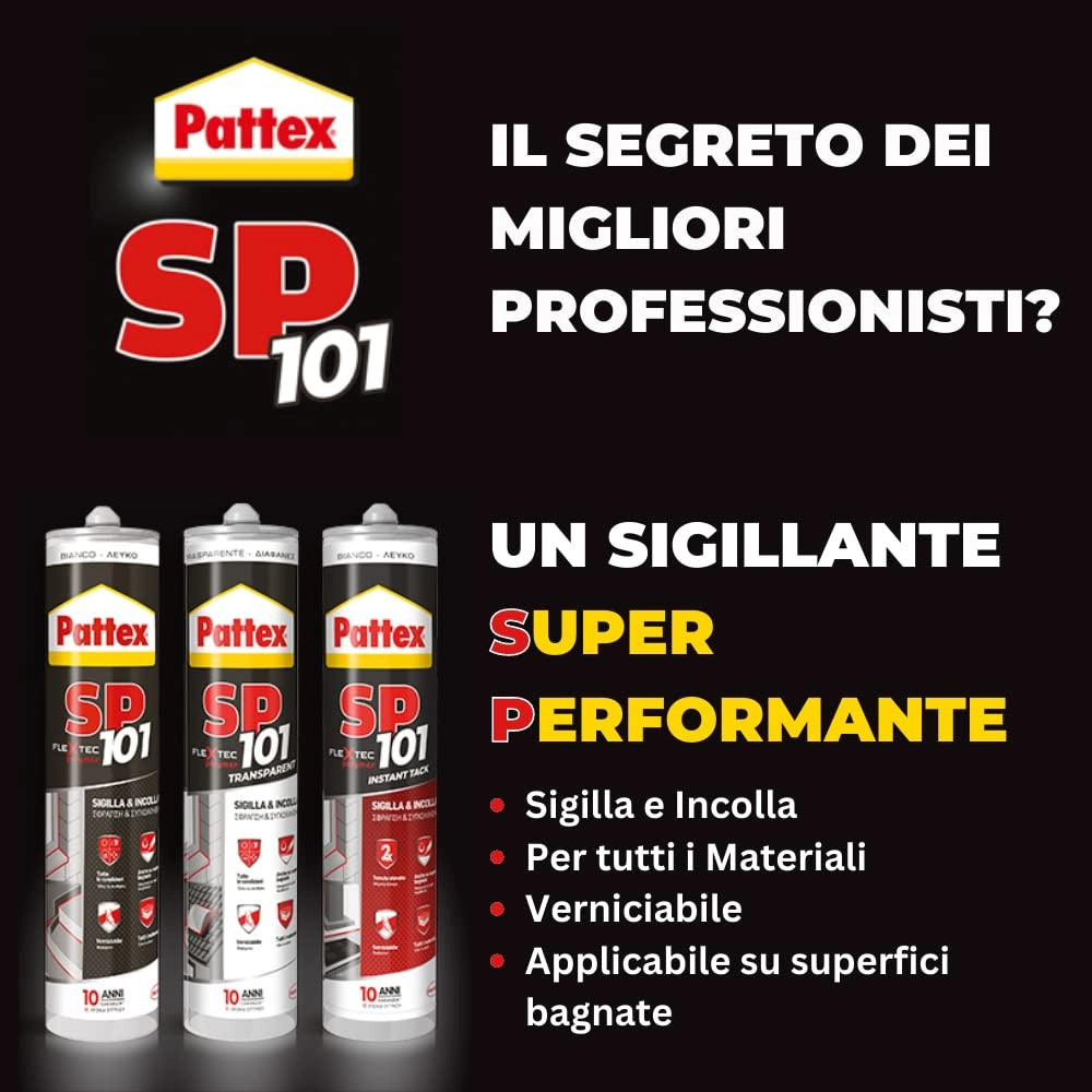 SIGILLANTE 'SP101' 280 ml - Grigio - PATTEX