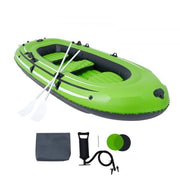 Barca gonfiabile - 3 Persone Barca da pesca - Gomma - PVC spesso - Dimensione 310 x 165 cm - Capacità di carico 499 kg - Inclusa pompa - Con attacco per pesca