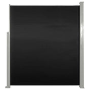 Tenda da sole laterale retrattile/schermo protettivo per patio giardino terrazza balcone 160 x 300 cm nero 02_0007050