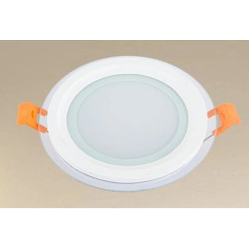 Trade Shop - Pannello Led Da Incasso Luce 3000k-6500k 9w Tondo Am-cr-9 Con Bordo Traparente 00632 -